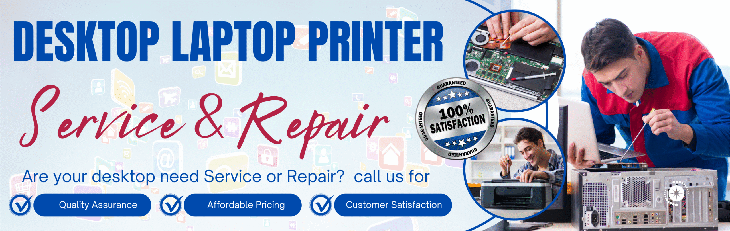 DESKTOP LAPTOP PRINTER SERVICE & REPAIR